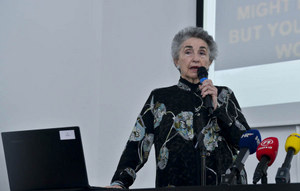 Judith Reisman na predavanju na FPZ